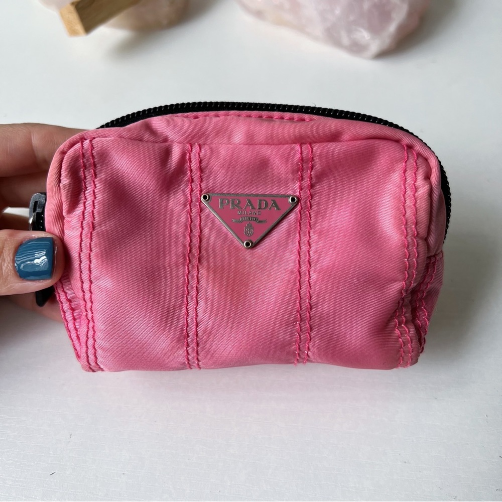 Pink Prada Pouch
